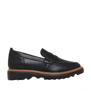 Work Shoes: HUSH PUPPIES BEAU BLACK