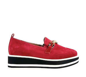 BRESLEY SKEETER RED SUEDE