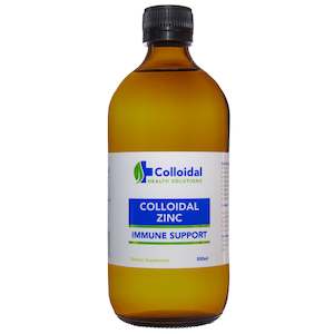 Health food wholesaling: The Zinc Solution - Colloidal Zinc