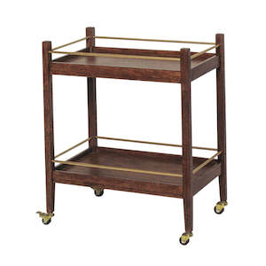 Bradley Wood Bar Cart