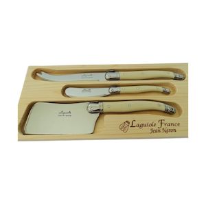 Laguiole Neron Cheese Set (3pce)