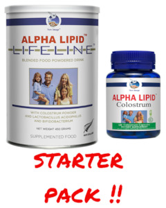 Alpha Lipid Lifeline Colostrum Starter Pack