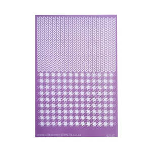 Silk Screen - Gingham & Knit