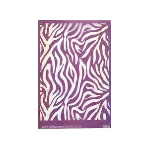 Silkscreens: Silk Screen Stencils - Zebra