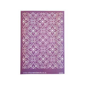 Silkscreens: Silk Screen Stencils - Floral Tiles