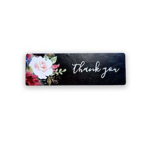 Thank you stickers - Long 30pc