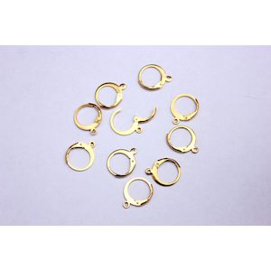 Gold Huggie Hoop Stainless Steel - 10pc