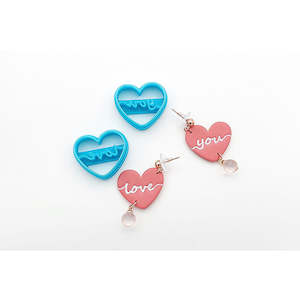 Love You Heart Cutter Set