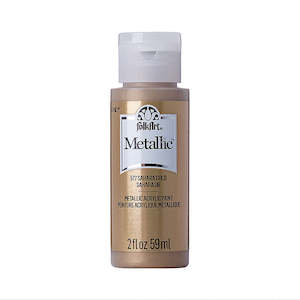 Folk Art Acrylic Metallic Paint - Sahara Gold