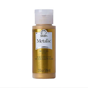 Folk Art Acrylic Metallic Paint - Pure Gold