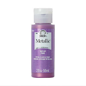 Folk Art Acrylic Metallic Paint - Plum