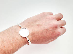 Silver Cabochon Bracelet - 3 pack