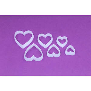 4. Heart Cutter 6 pc set