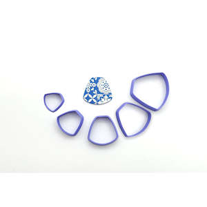 Simple Shapes: 39. Rounded Trapezium Cutter 5 pc set