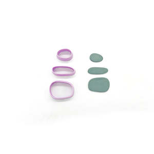 Organic Shapes: 111. Organic Drop 3 - 3 piece set