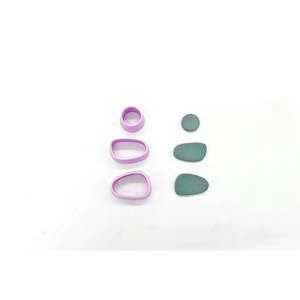 Organic Shapes: 109. Organic Drop 1 - 3 piece set