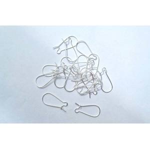 Stainless Steel French Hoop 25mm - 20pcs - 3 colours