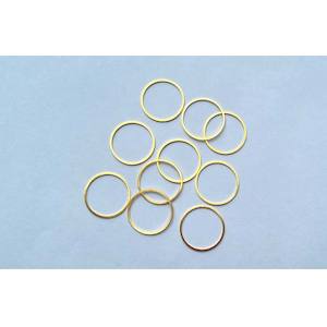 Circle Ring Charm - 20mm - 10pcs - 4 colours