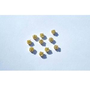 Novelty Charms: Flower Stamen Charm - KC Gold & Silver