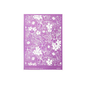 Silkscreens Floral: Silk Screen - Tropical Blossoms