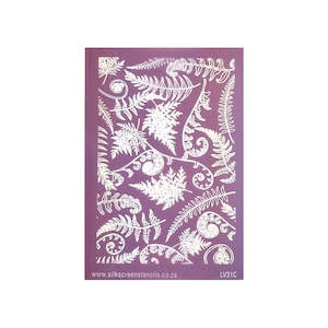 Silkscreens Floral: Silk Screen Stencils - Ferns