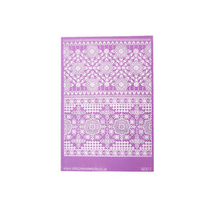 Silkscreens Floral: Silk Screen - Persian Duo