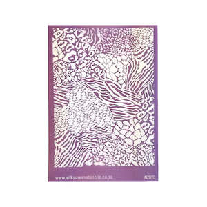 Silkscreens Animal Print: Silk Screen Stencils - Animal Print Collage