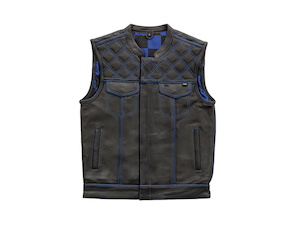 First Manufacturing Blue Checker Vest - Colton's Motor Vehicle Company LtdColton…