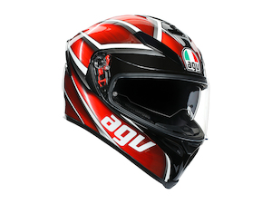 AGV K5 Helmet - Tempest Black/Red - Colton's Motor Vehicle Company LtdColton's M…