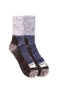 Premium Merino Work Sock with All Day Comfort Top Columbine