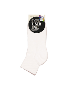 Adult's Cotton Sports Ankle Socks Columbine