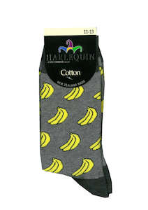 Hosiery: Men's Bananas Cotton Crew Columbine