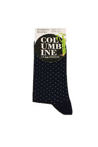 Kid's Bamboo Dot Crew Columbine