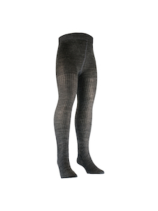 Kid’s 2x2 Rib Merino Wool Tights Columbine