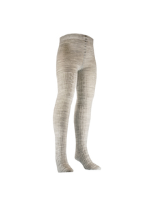 Kid’s Cable Rib Merino Wool Tights Columbine