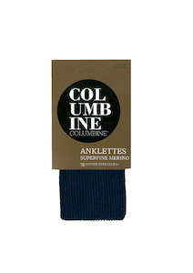 Women’s Superfine Merino Texture Anklette Columbine