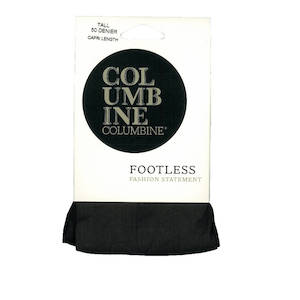 Women's Capri Length Footless Tights Columbine