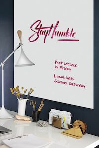 Furniture: Glass Writing Board - White