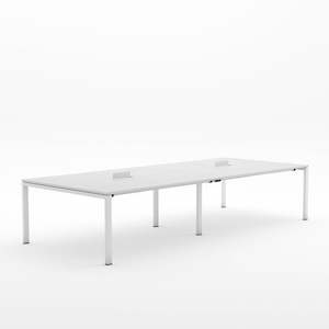 Alti Meeting Table 3600 x 1500 - White Frame Only