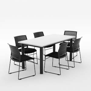 Alti Deluxe 1600 Long Canteen Table and Magnus Chair Package