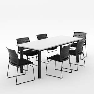 Alti Deluxe 1800 Long Canteen Table and Magnus Chair Package