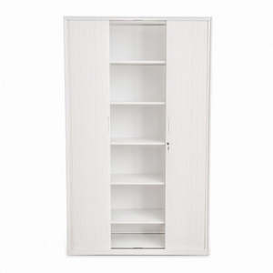 Proceed Tambour 6 Tier Unit - White