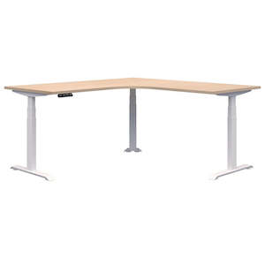 Summit ii Electric 90° Corner Workstation Desk