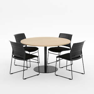 Essentials Meeting Table 1200 dia with Magnus Chair Package