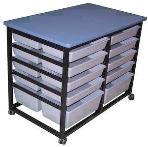 Mobile Tote Storage Metal - 36 totes