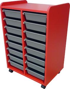 Mobile Tote Storage - 16 totes