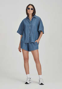 Coming Soon / Boyfriend Short, Chambray