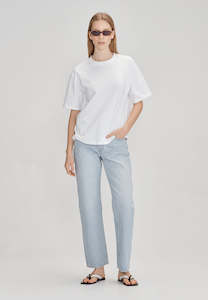 Clothing: WOMENS RELAXED TEE, WHITE