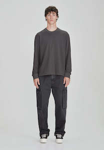 HEAVY LS TEE, GRAPHITE