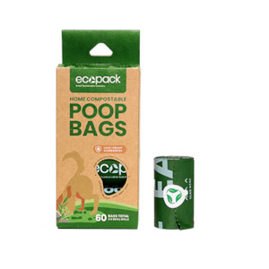 Ecopack Compostable Dog Poop Bags (60pk)